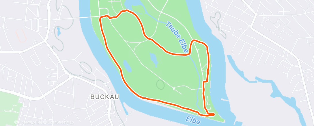 Map of the activity, Spaziergang am Mittag