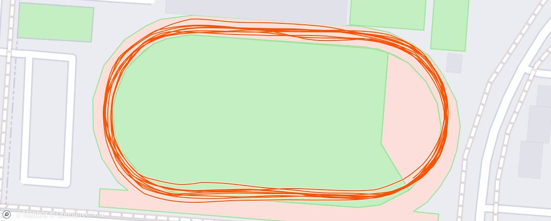Map of the activity, Morning Run