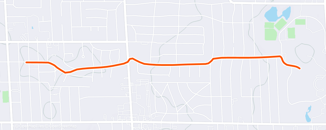 Map of the activity, Lunch Ride