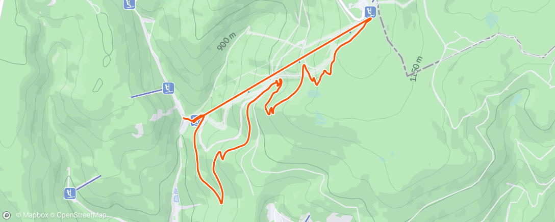 Map of the activity, Evening Ride