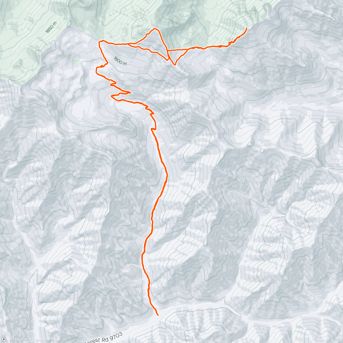 Map of the activity, June is for Teanaway
