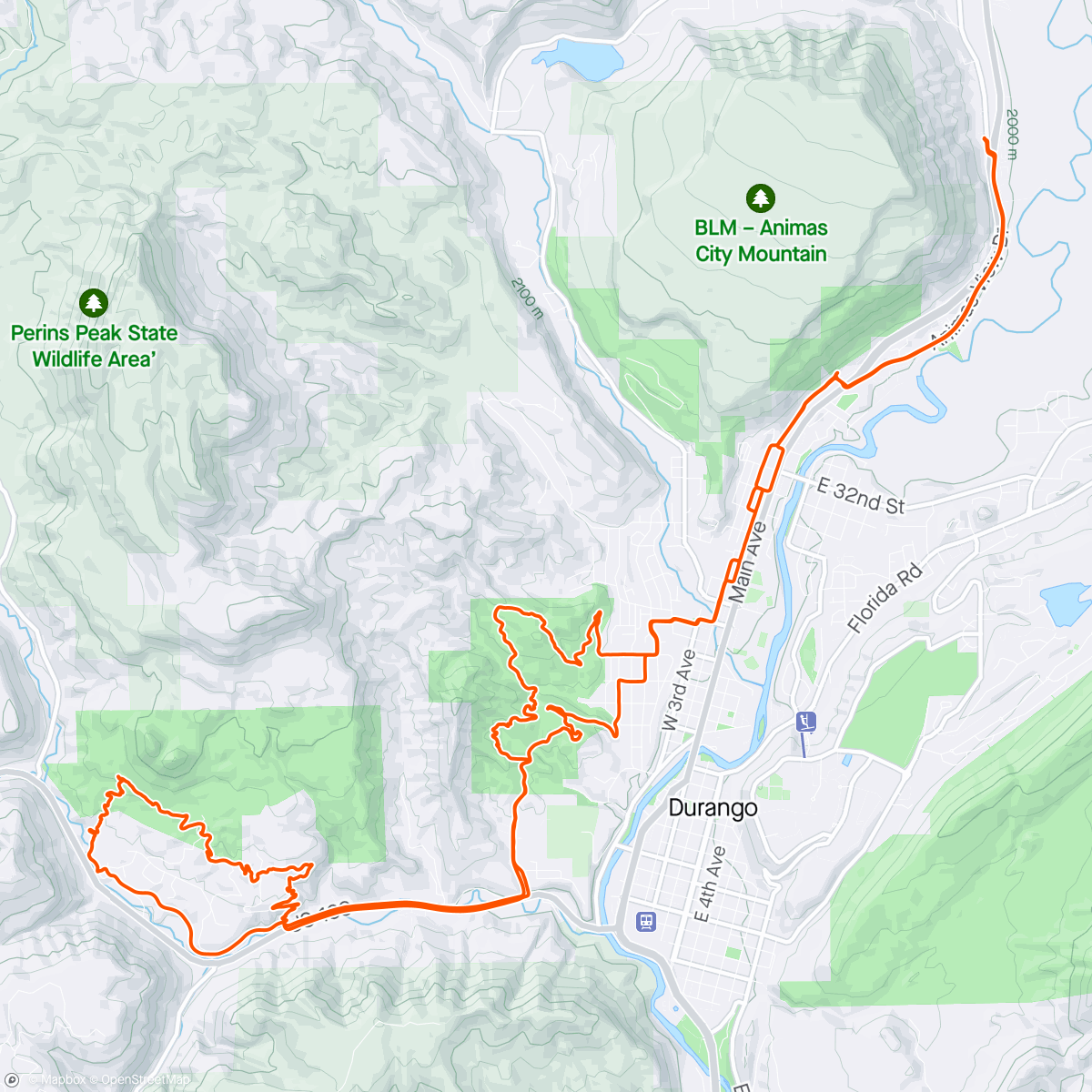 Map of the activity, We in Durangoooo 🎉