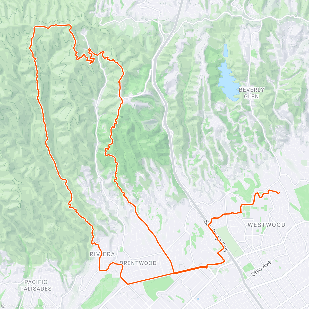Карта физической активности (⬆️ Sullivan Ridge ⬇️ Gardenland ⬆️Hollyhock ⬇️Whoop-de-Doos. Great route by Larry!🚴☕️ AIGTTAMBTWR 🔥💛🦄)