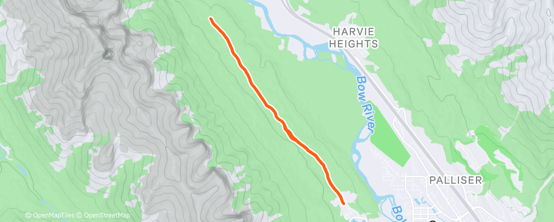 Map of the activity, Morning Nordic Ski