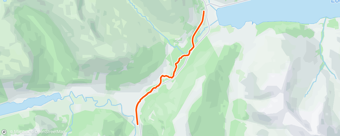 Map of the activity, Morning Run