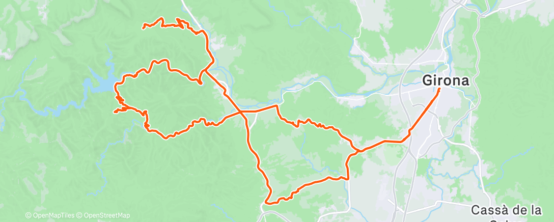 Mapa da atividade, Morning Ride