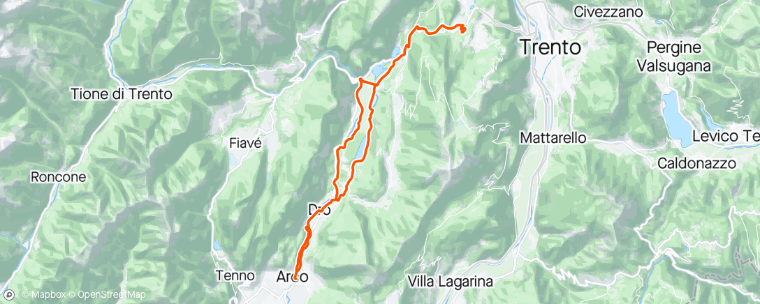 Mapa de la actividad, Baselga Arco Baselga 🚲🇯🇲🏴‍☠️🚐⛰️🌄😀🤜👌👋💪🥳❤️💘✌️😃🤪