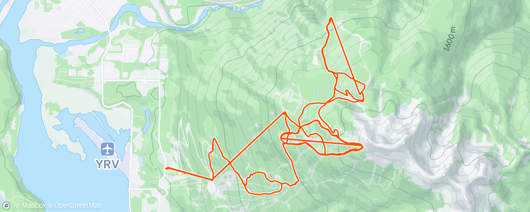 Map of the activity, Afternoon Alpine Ski