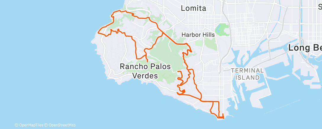 Map of the activity, Afternoon Ride