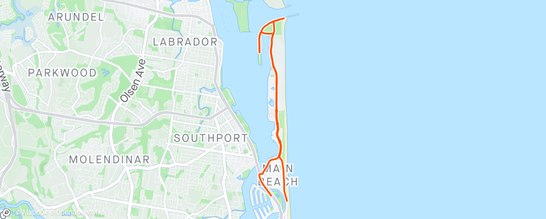 Map of the activity, Afternoon Ride