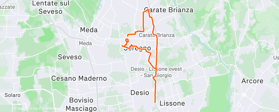 Map of the activity, Ho fatto la mezza😂😂