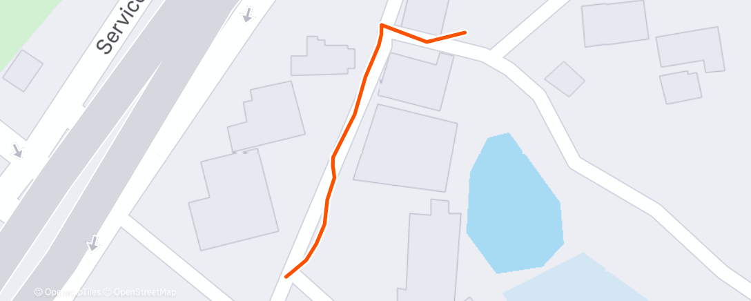 Map of the activity, Night Walk