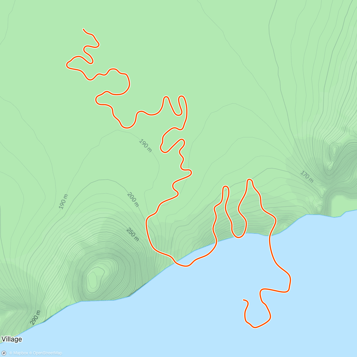 Map of the activity, Zwift - Titan's Run in Watopia