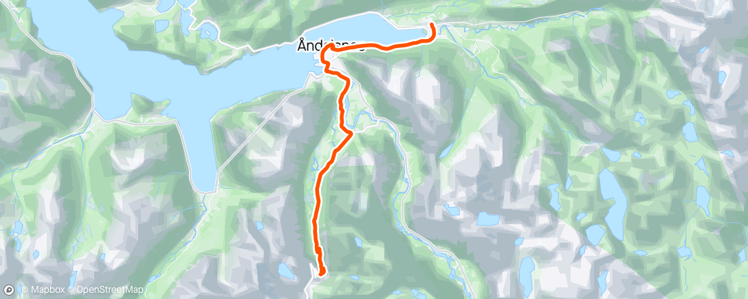 Map of the activity, Trollstigen ish