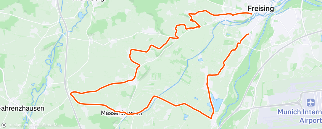 Mapa da atividade, Afternoon Ride