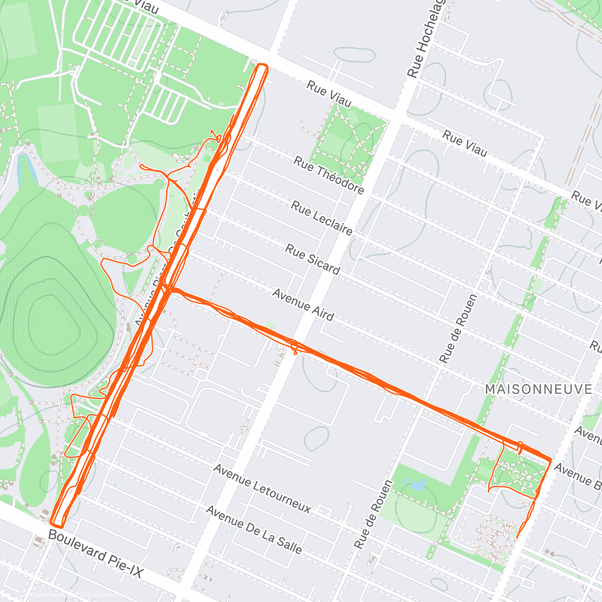 Map of the activity, Défi TOUT-COURT pour terminer 2025 🤪Jour 4/10.