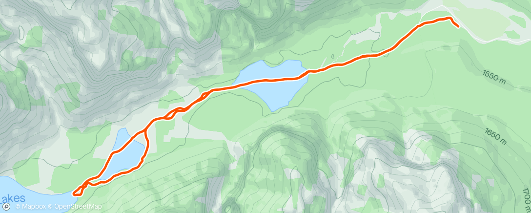 Map of the activity, The Devils Gap