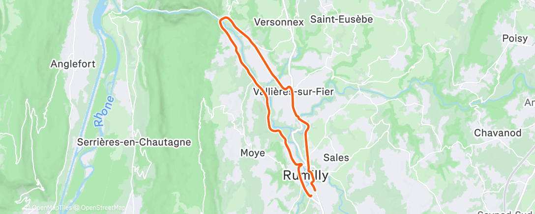 Map of the activity, Ça caille