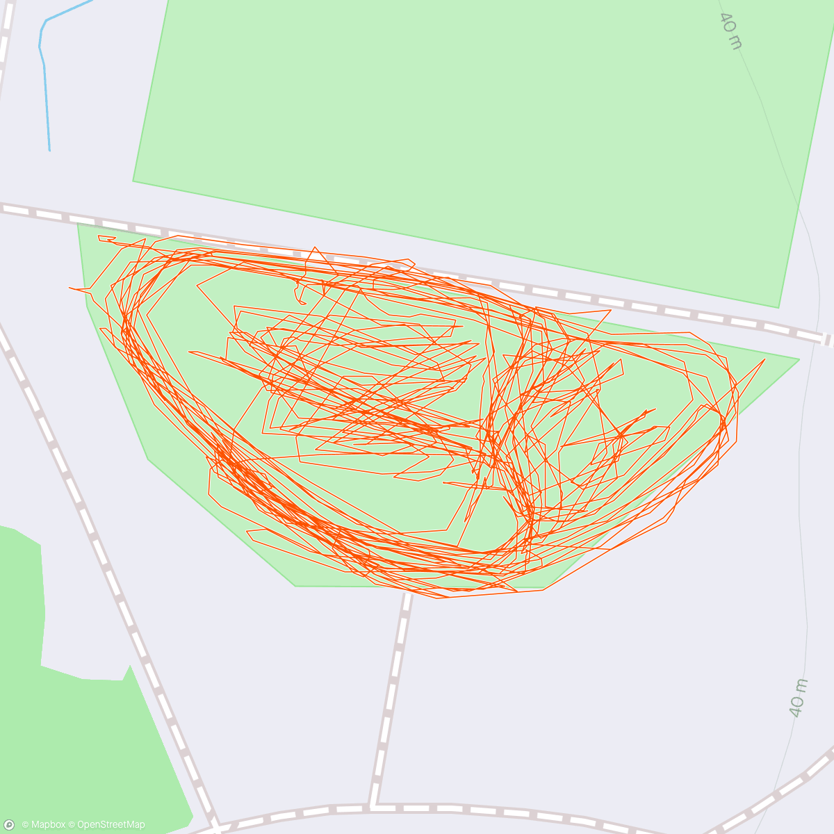 Map of the activity, Bowling