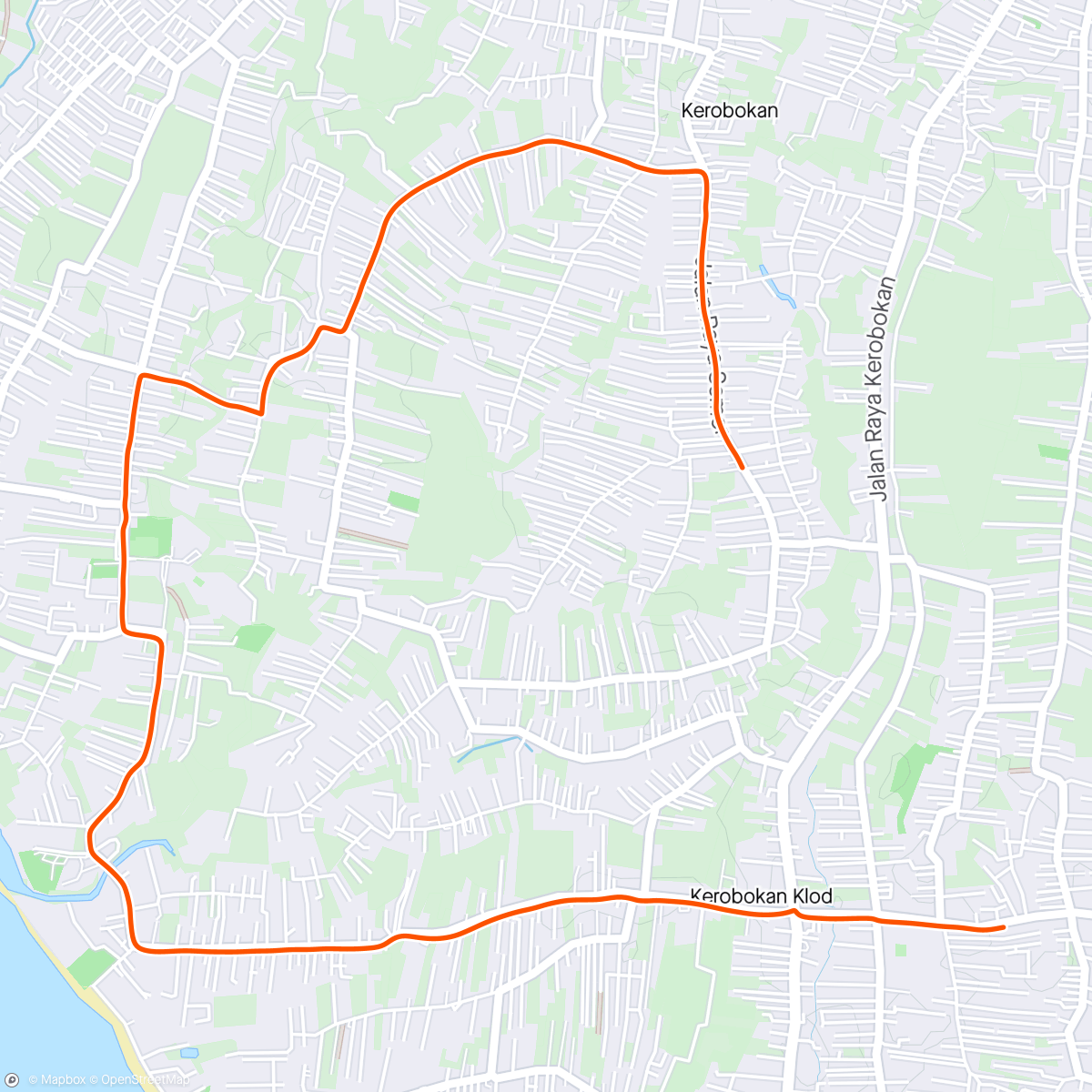 Карта физической активности (Bieganie po rejonie jest porównywalne do jazdy na ostrym po mieście 😁)