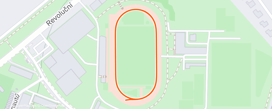 Map of the activity, Morning Run