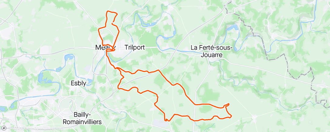 Mapa da atividade, Randonnée de la Montapeine 2024