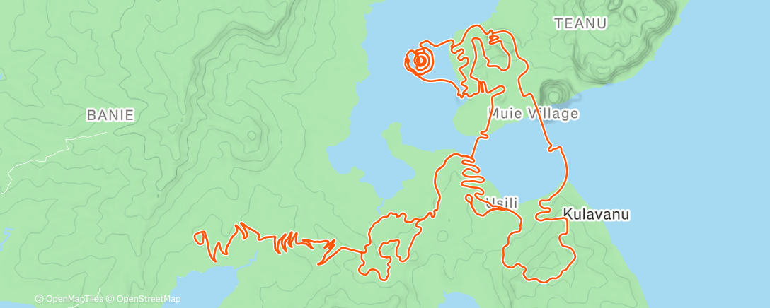 Map of the activity, Zwift - Four Horsemen in Watopia