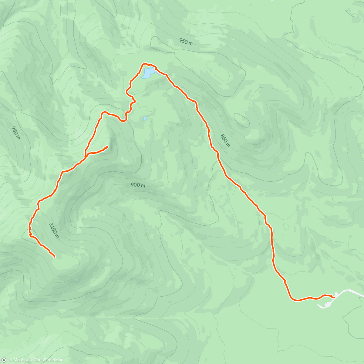 Map of the activity, Cabot