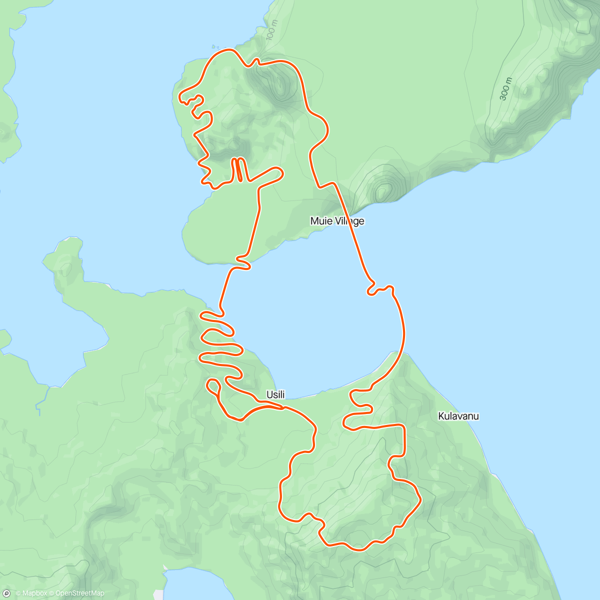 「Sweetspot - Zwift - Mountain Route in Watopia」活動的地圖