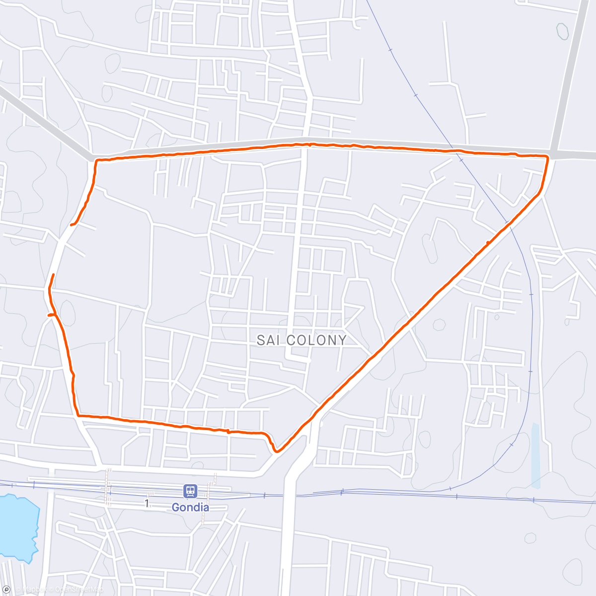 Map of the activity, ZAM__ZAM MORNING WALK 🚶
