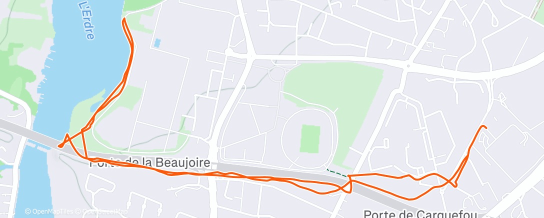 Map of the activity, Reprise du SG Sporting Club