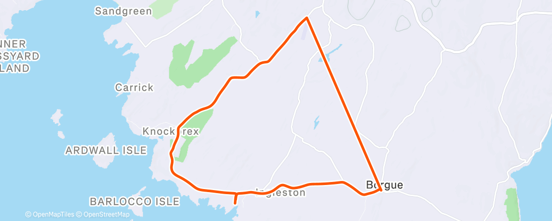 Map of the activity, Morning Ride