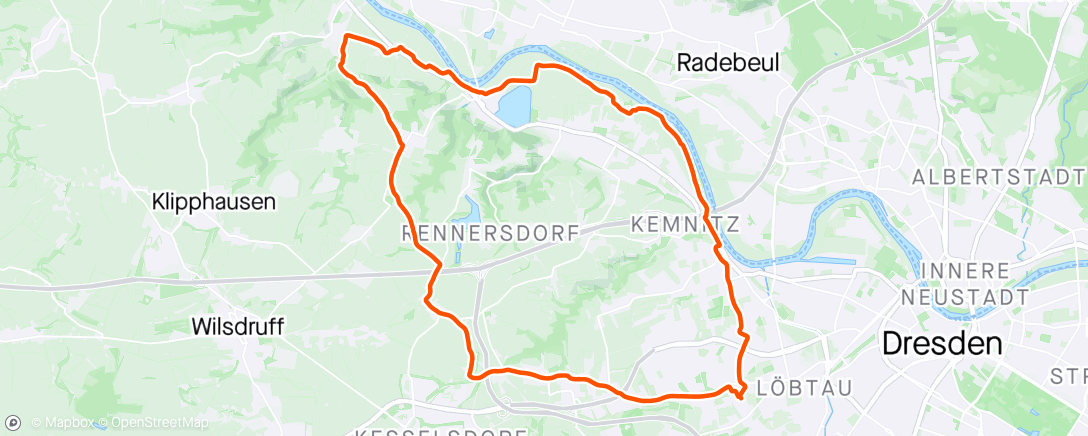 Map of the activity, Gravelrollo am Nachmittag