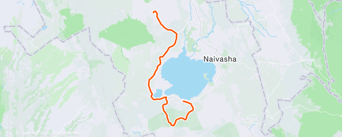 Карта физической активности (Morning Ride)