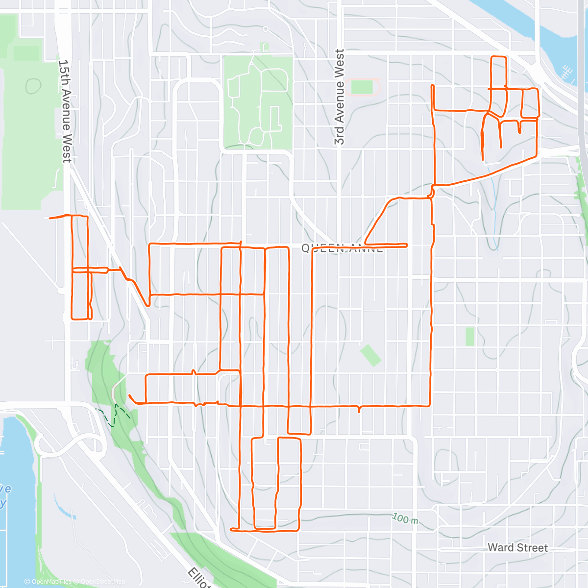 Map of the activity, Citystrides appetizer 🏙🗺