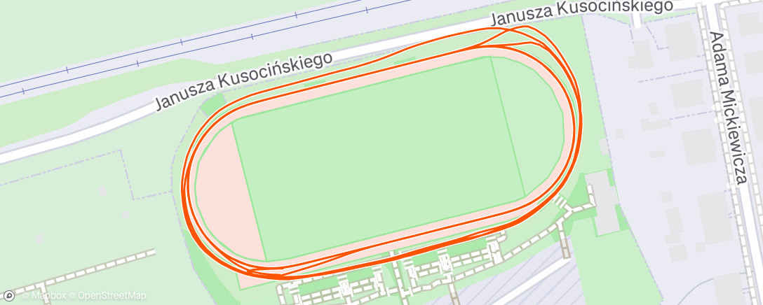 Карта физической активности (Afternoon Run)