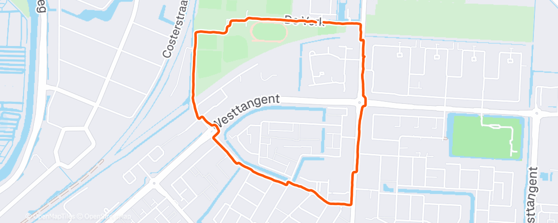 Map of the activity, 11/1/2026 - Wandeling