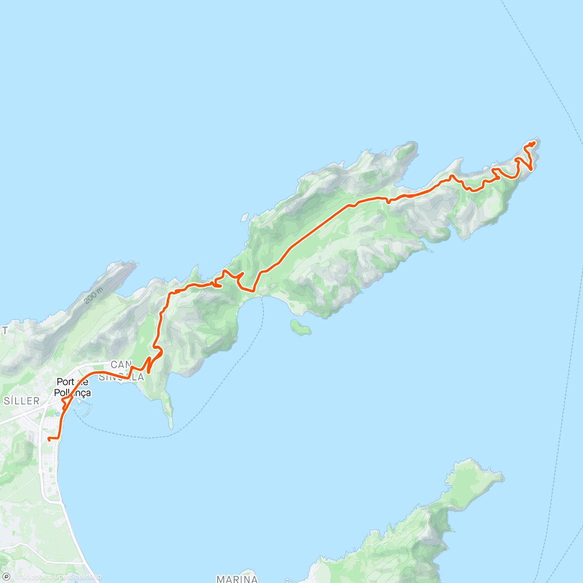 Map of the activity, Early Spin to the Lighthouse