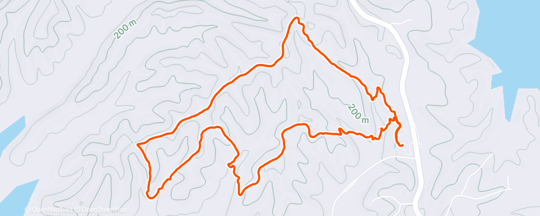 Map of the activity, Griffy at Pate