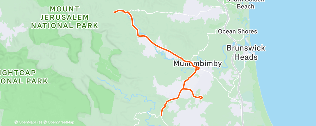 Карта физической активности (Andar en bicicleta)