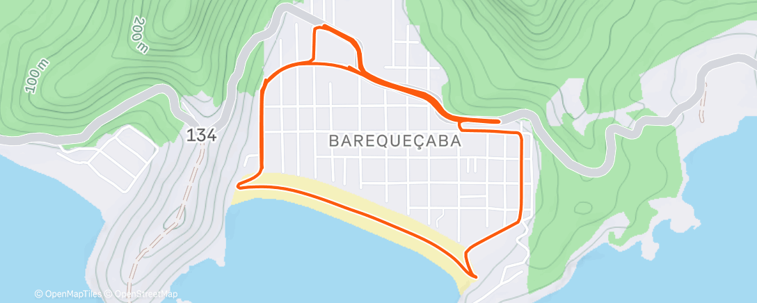 Map of the activity, Sente a paz desse lugar