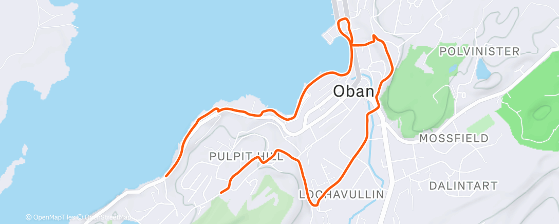 Map of the activity, DODDIE dog walk