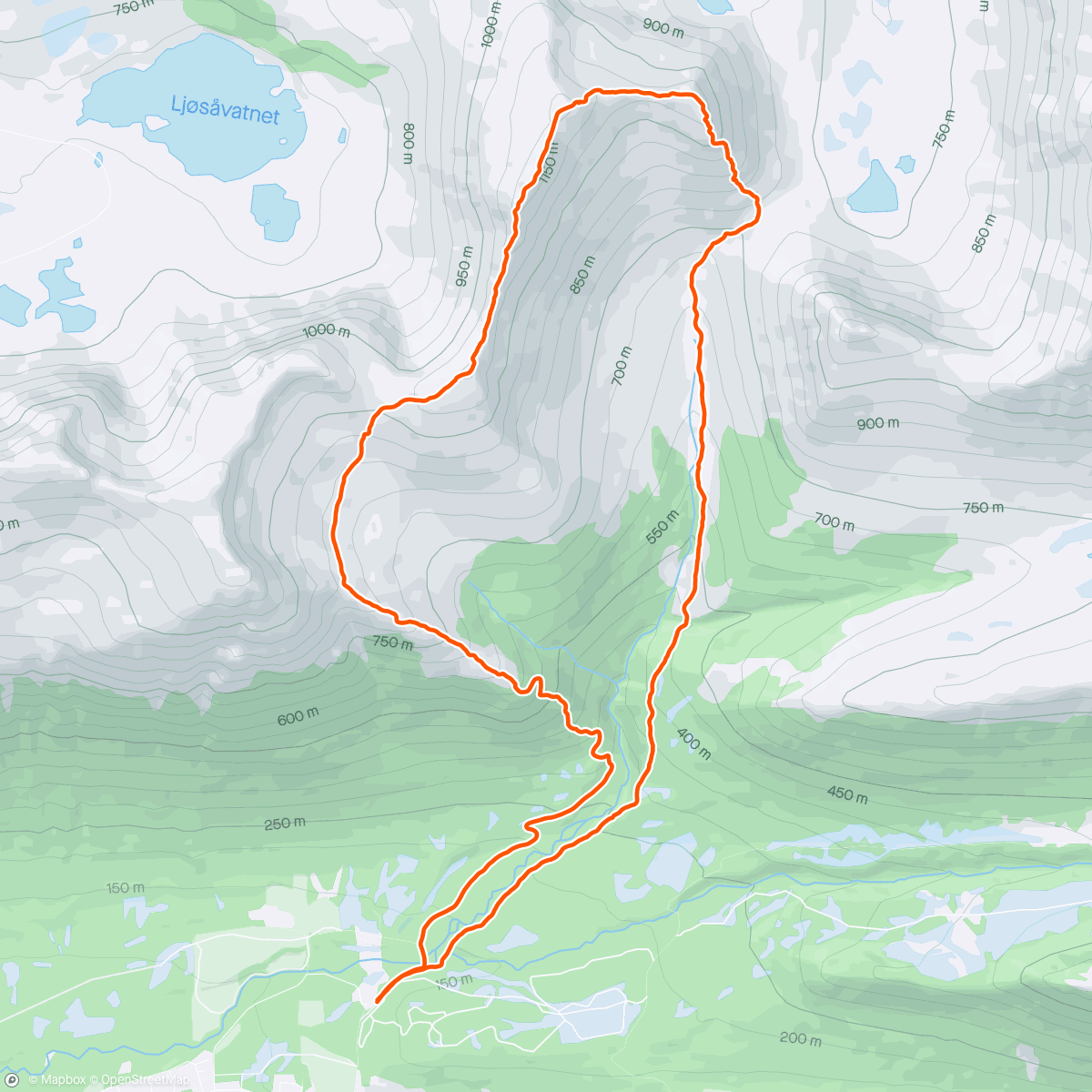 Mapa da atividade, Galtåtind og Loftskarstind☀️🤩