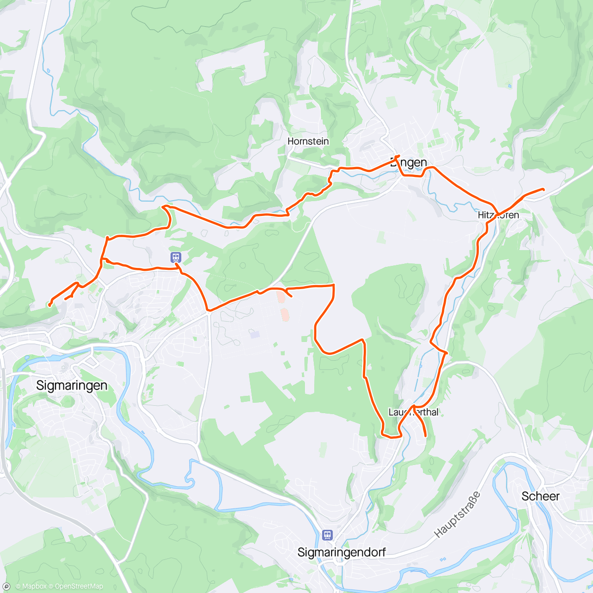活动地图，Afternoon E-Mountain Bike Ride