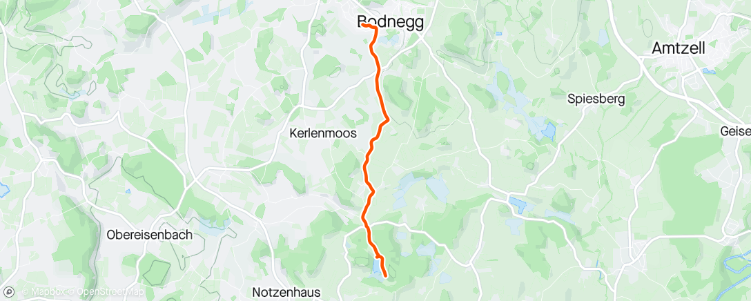 Map of the activity, Fahrt am Nachmittag mit jr