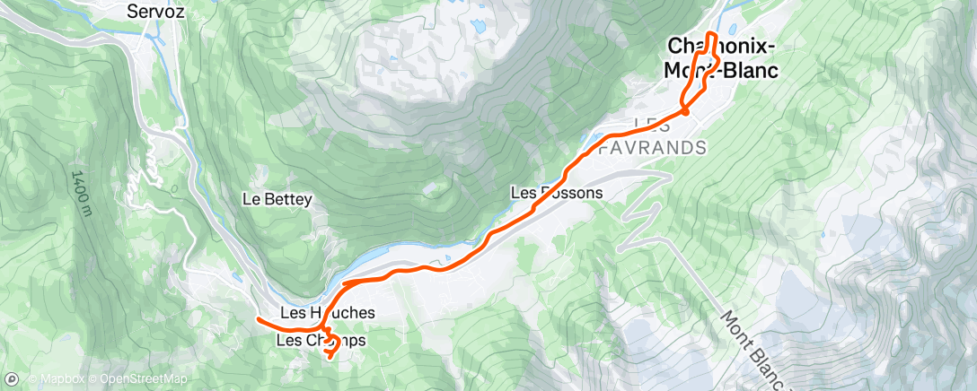 Karte der Aktivität „Cold AF”
