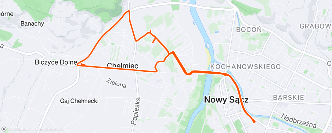 Map of the activity, Morning Ride