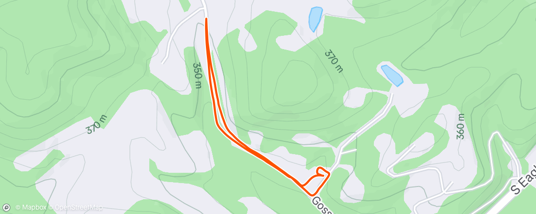 Map of the activity, Lunch Walk