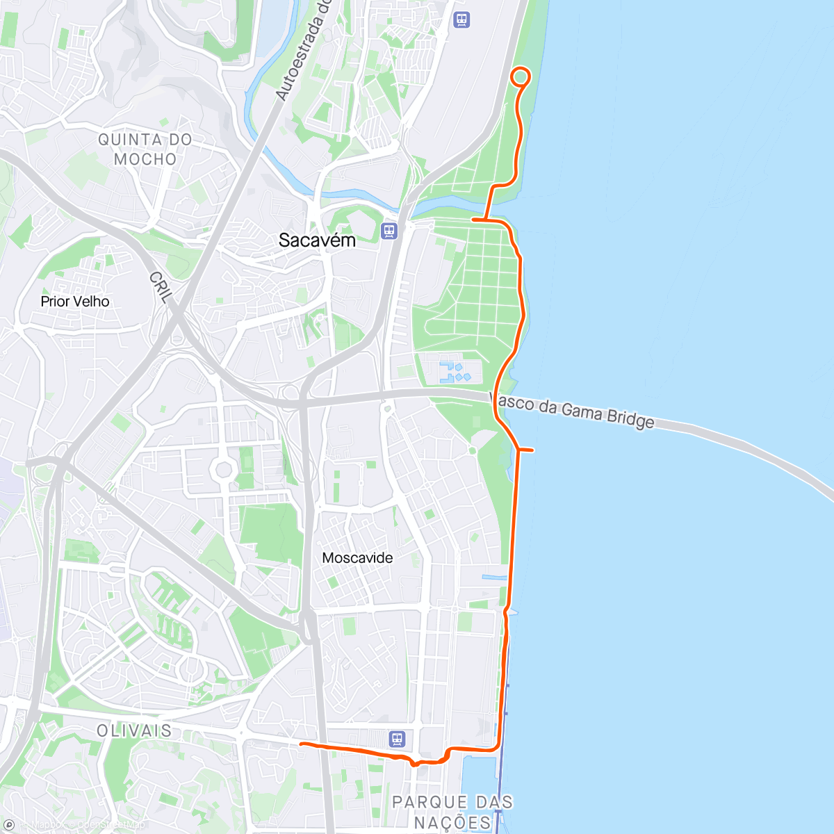 Map of the activity, Olá Lisboa