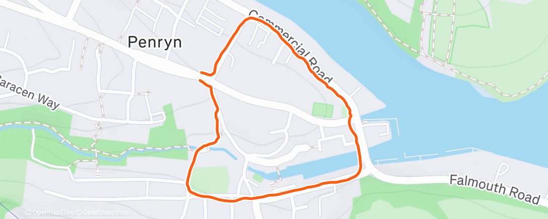 Map of the activity, Walk with loki